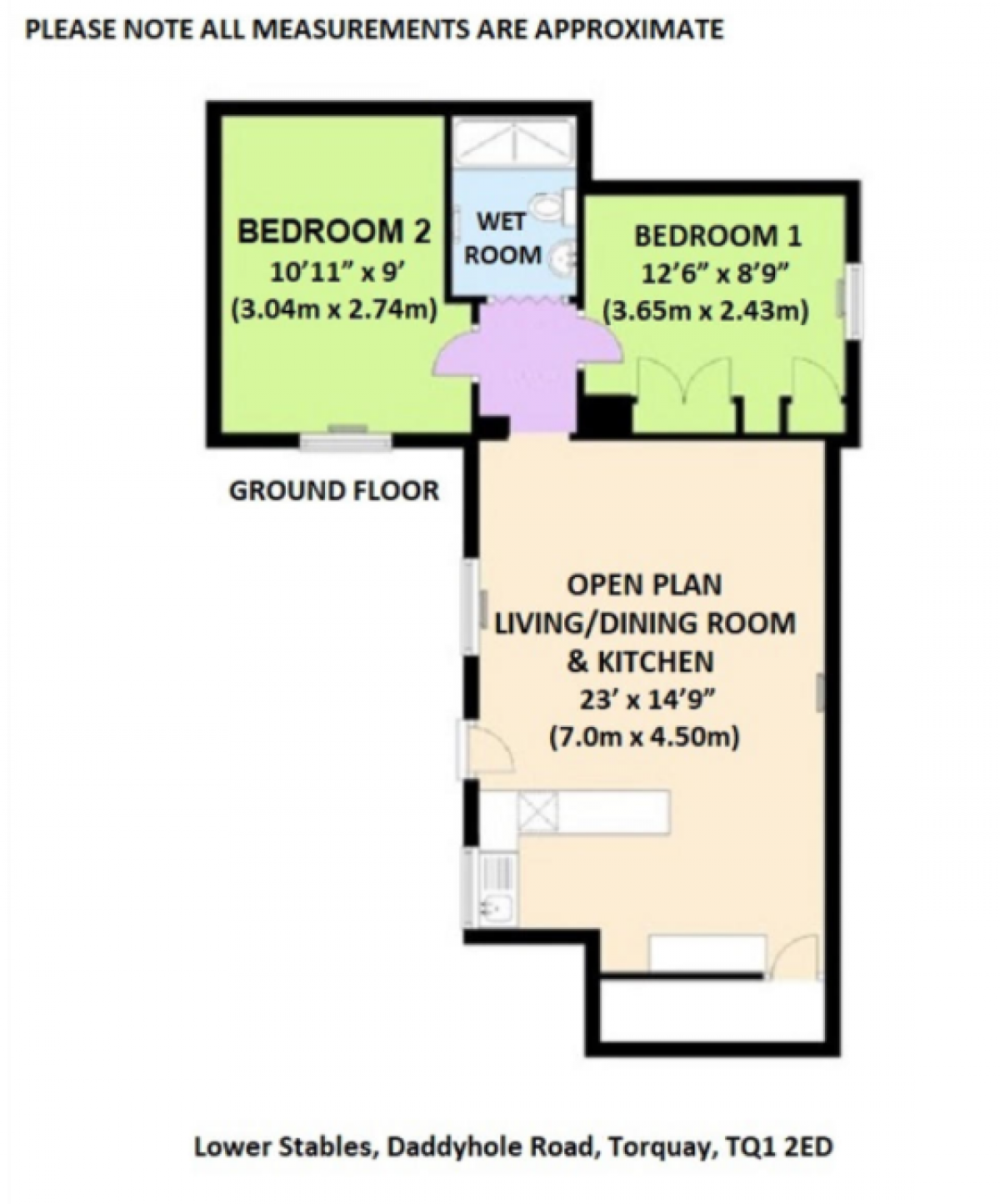 Lower Stable - Floor Plan