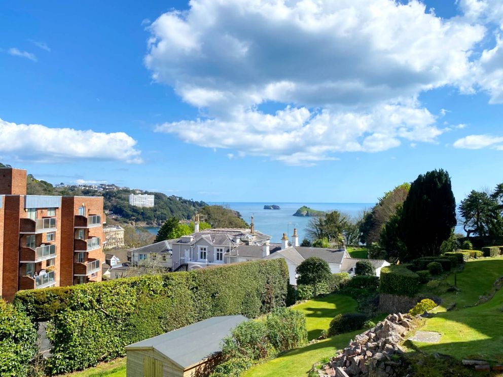 View from the car park - The Stables Apartments at Meadfoot Bay