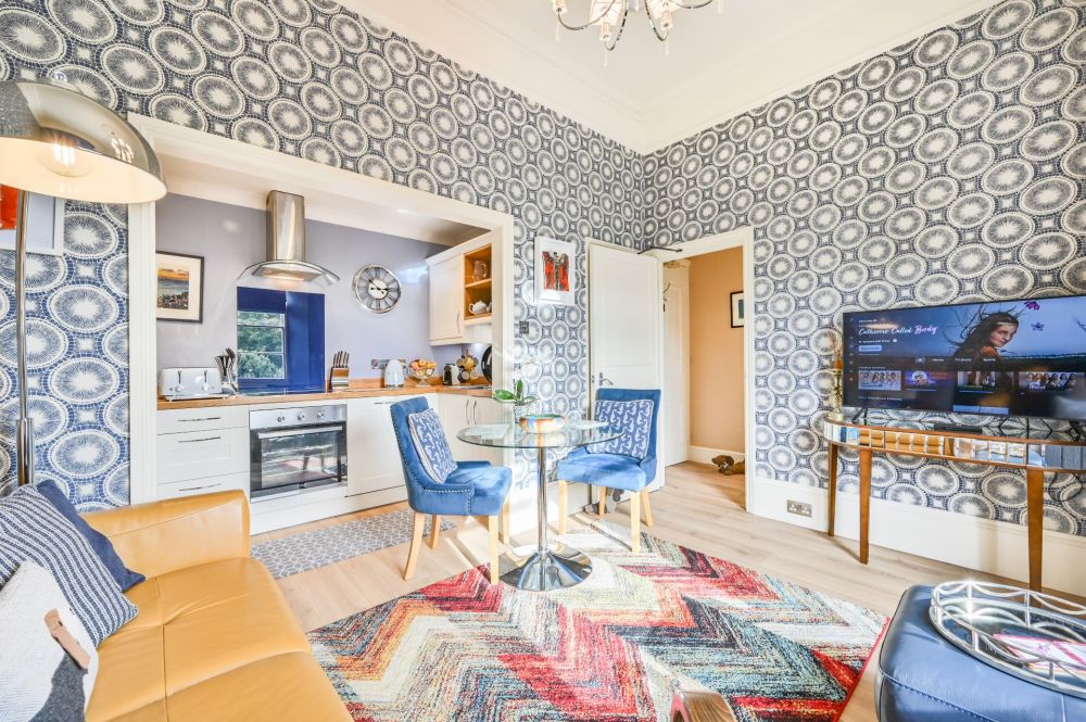 Apartment 4 - Open Plan Living Space - The Muntham Luxury Holiday Apartments in Torquay