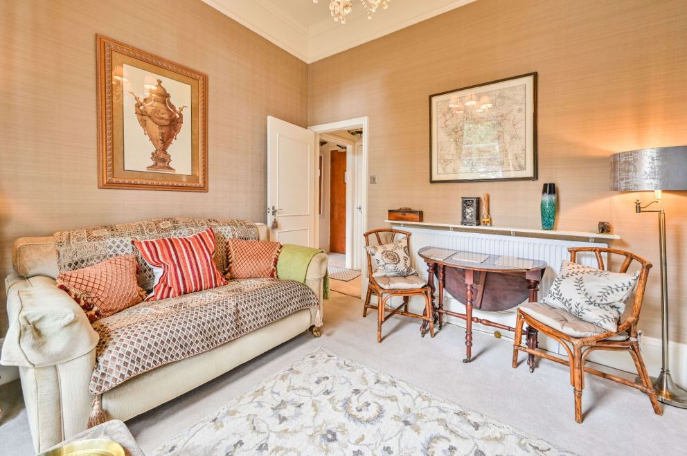 Apartment 6 - The Living Room. The Muntham Luxury self catering holiday apartments on The English Riviera