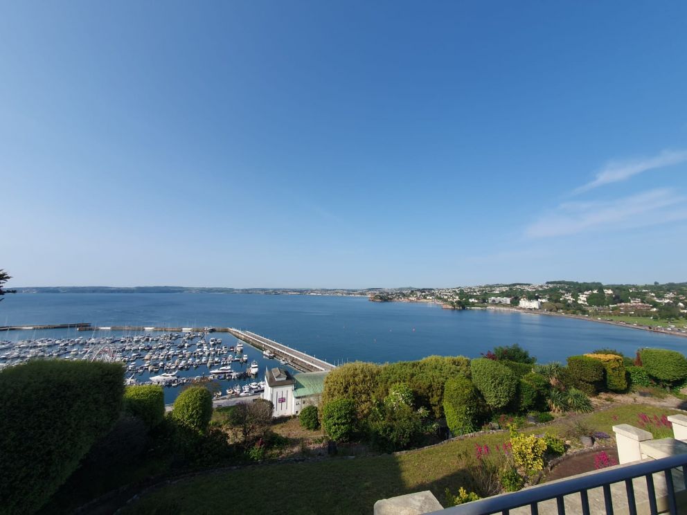 Day time view from No. 1 Marina Court - Sea View Apartment in Torquay
