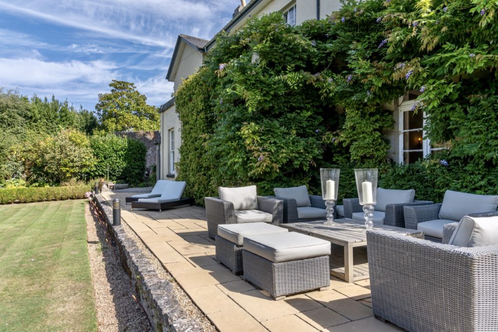 St Anne's Manor - Luxury self catering holiday accommodation in Torquay - garden terrace