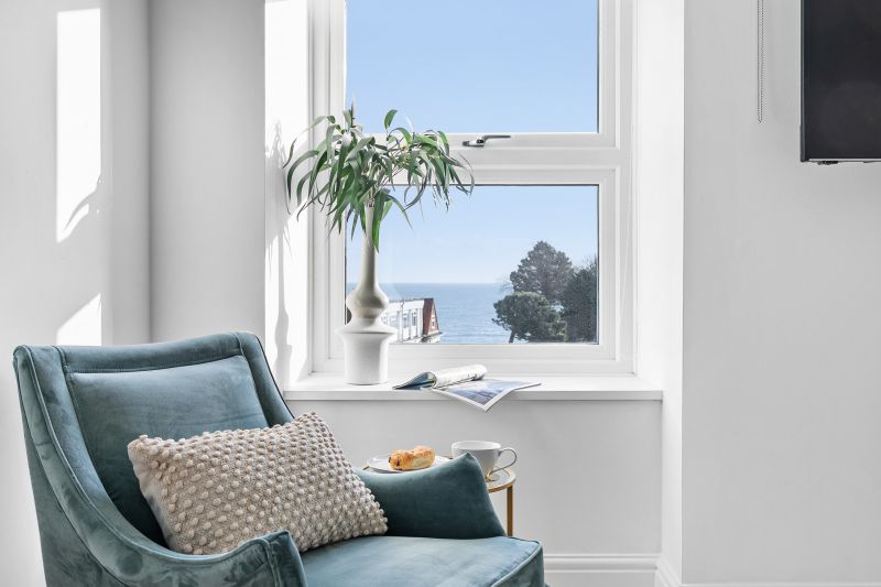 An apartment with sea views - Sea View Suite, The Corbyn Apartments, Torquay.