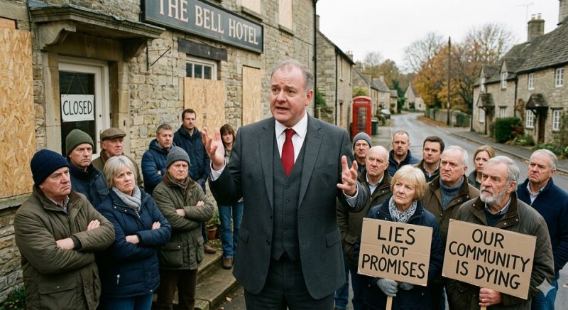 Labour politician lying to the public.
